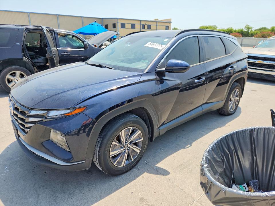 HYUNDAI TUCSON 2022 with VIN KM8JBCA1XNU031775 - Photo from auction