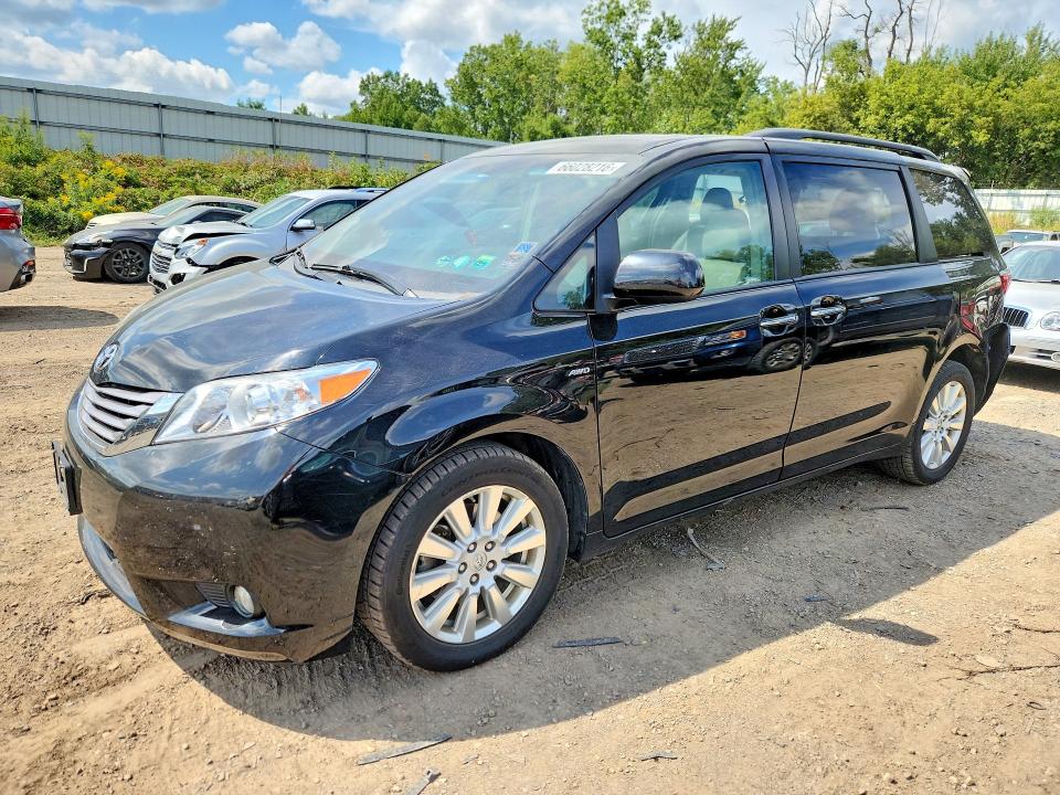 Фото 1 с аукциона – 2017 TOYOTA SIENNA с VIN 5TDDZ3DC6HS159076