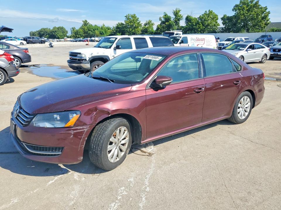 Photo 1 from auction – 2012 VOLKSWAGEN PASSAT with VIN 1VWAH7A30CC039119