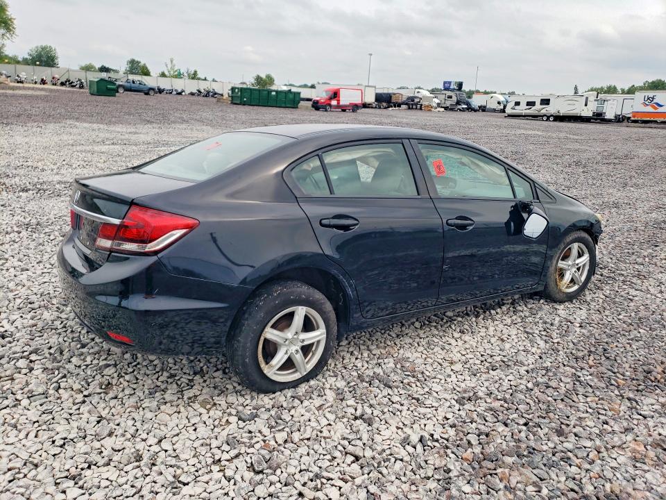Photo 3 from auction – 2013 HONDA CIVIC with VIN 2HGFB2F50DH301650