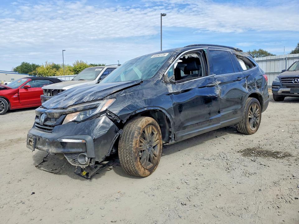 HONDA PILOT 2022 with VIN 5FNYF6H20NB090527 - Photo from auction