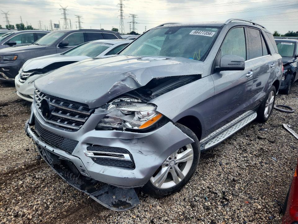 MERCEDES-BENZ ML 2015 with VIN 4JGDA5HB4FA535607 - Photo from auction