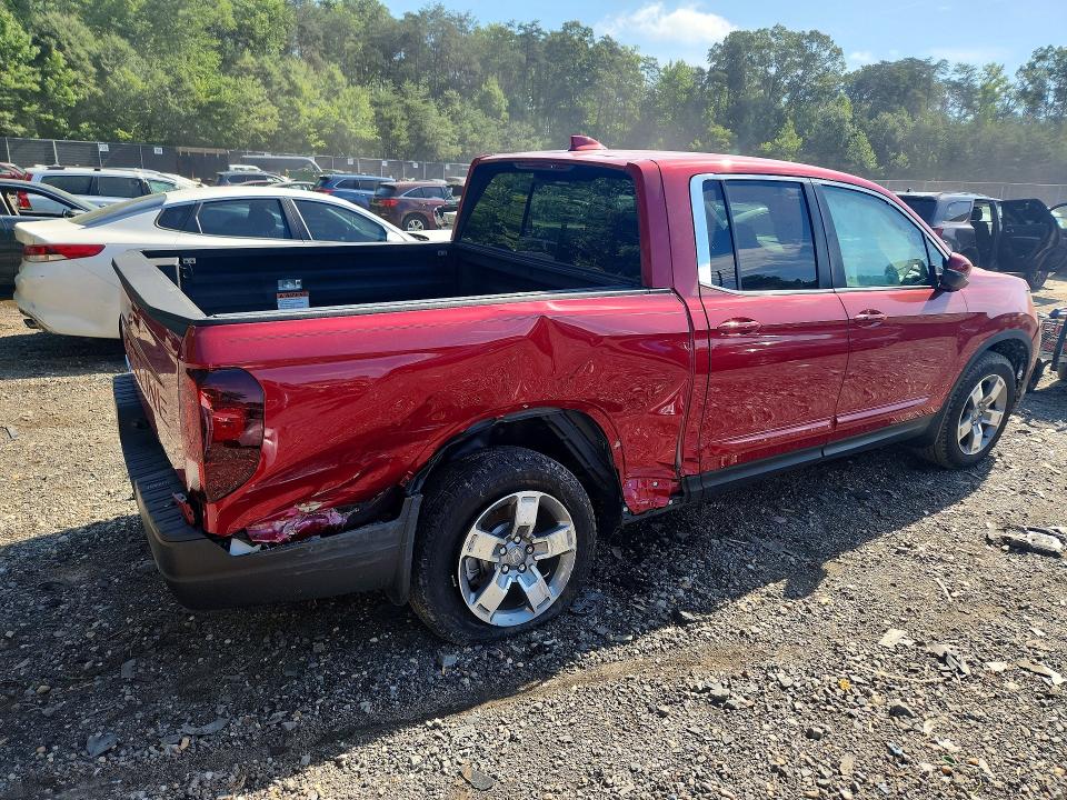 Photo 3 from auction – 2025 HONDA RIDGELINE with VIN 5FPYK3F50SB014509