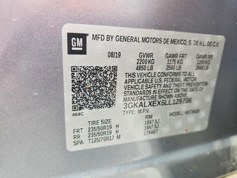 Photo 14 from auction – 2020 GMC TERRAIN with VIN 3GKALXEX6LL129706