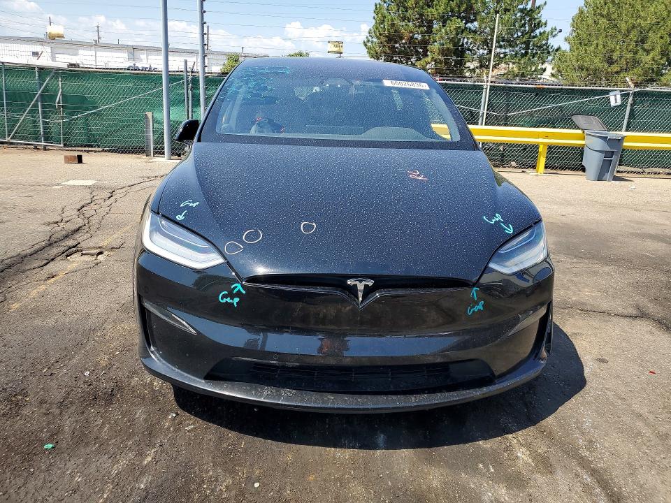 Photo 5 from auction – 2022 TESLA MODEL X with VIN 7SAXCDE52NF342210