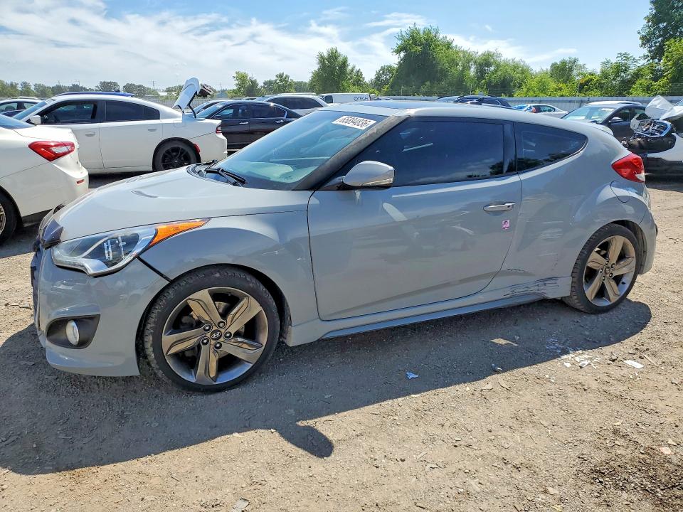 HYUNDAI VELOSTER 2013 with VIN KMHTC6AE4DU174472 - Photo from auction