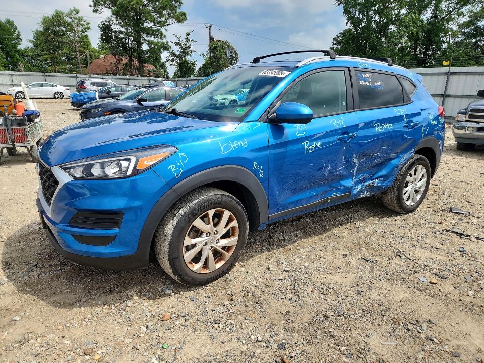 HYUNDAI TUCSON 2021 with VIN KM8J3CA43MU322947 - Photo from auction
