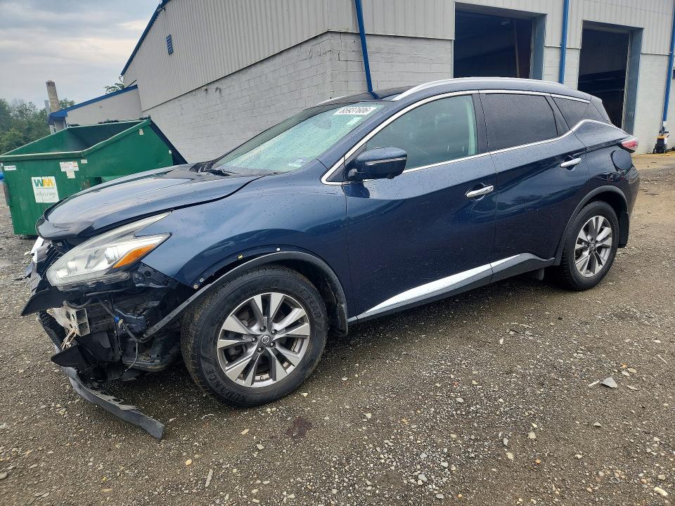 NISSAN MURANO 2015 with VIN 5N1AZ2MH1FN273073 - Photo from auction