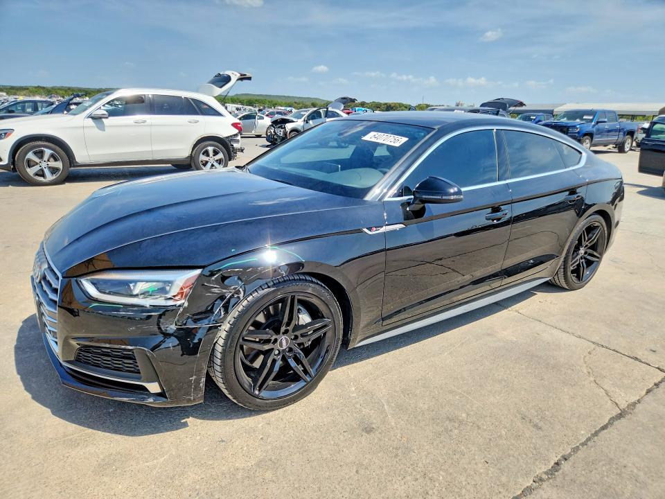 AUDI A5 2018 with VIN WAUENCF58JA058474 - Photo from auction