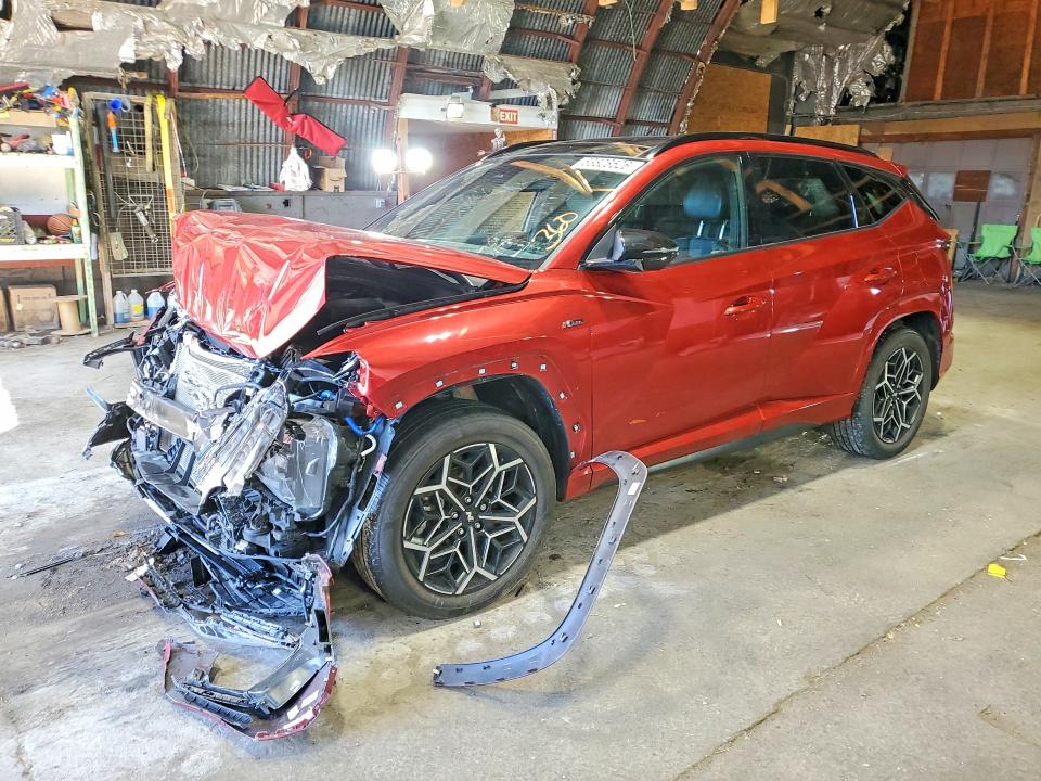 HYUNDAI TUCSON 2023 with VIN KM8JFCAE2PU204196 - Photo from auction