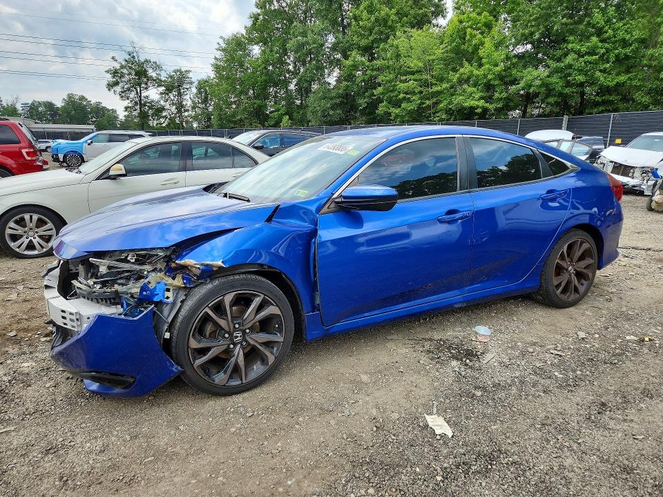 HONDA CIVIC 2020 with VIN 2HGFC2F86LH572749 - Photo from auction