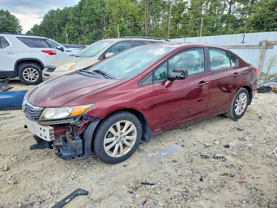 HONDA CIVIC 2012 with VIN 19XFB2F8XCE355105 - Photo from auction