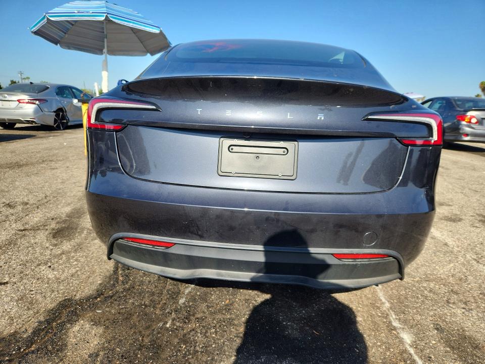 Photo 6 from auction – 2025 TESLA MODEL 3 with VIN 5YJ3E1EA9SF045271