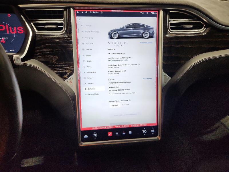 Снимка 9 от търг – 2016 TESLA MODEL S с VIN 5YJSA1E20GF152474
