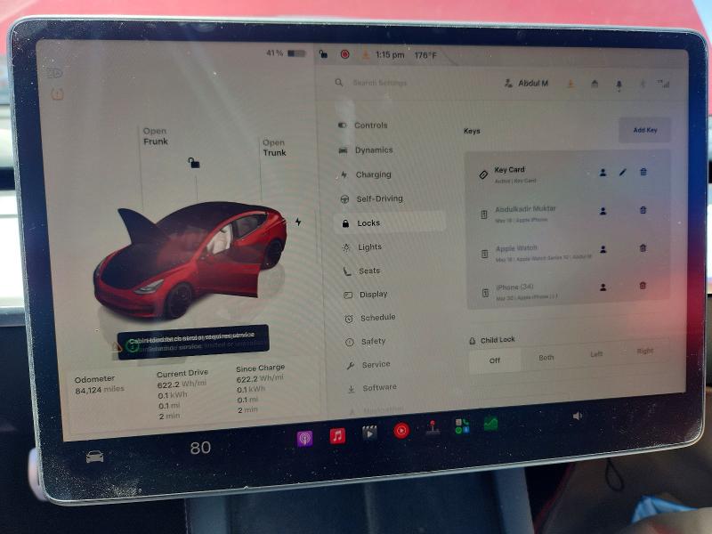 Снимка 9 от търг – 2022 TESLA MODEL 3 с VIN 5YJ3E1EC7NF324286