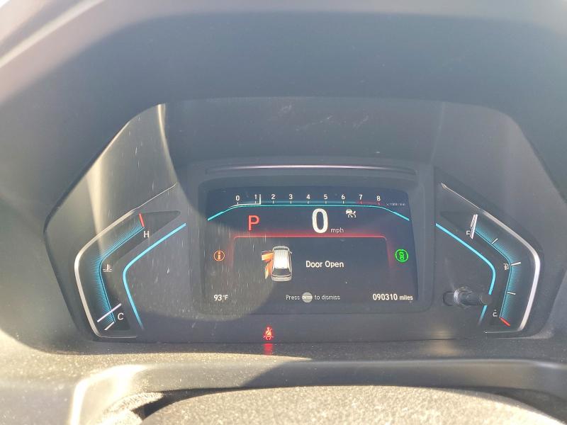 Photo 9 from auction – 2022 HONDA ODYSSEY with VIN 5FNRL6H83NB016083