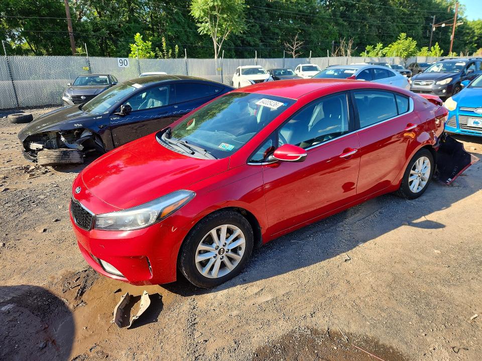 KIA FORTE 2017 with VIN 3KPFL4A75HE116527 - Photo from auction
