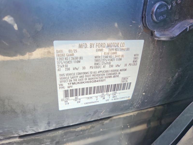 Photo 14 from auction – 2025 FORD EXPLORER with VIN 1FMUK8KH6SGB45501