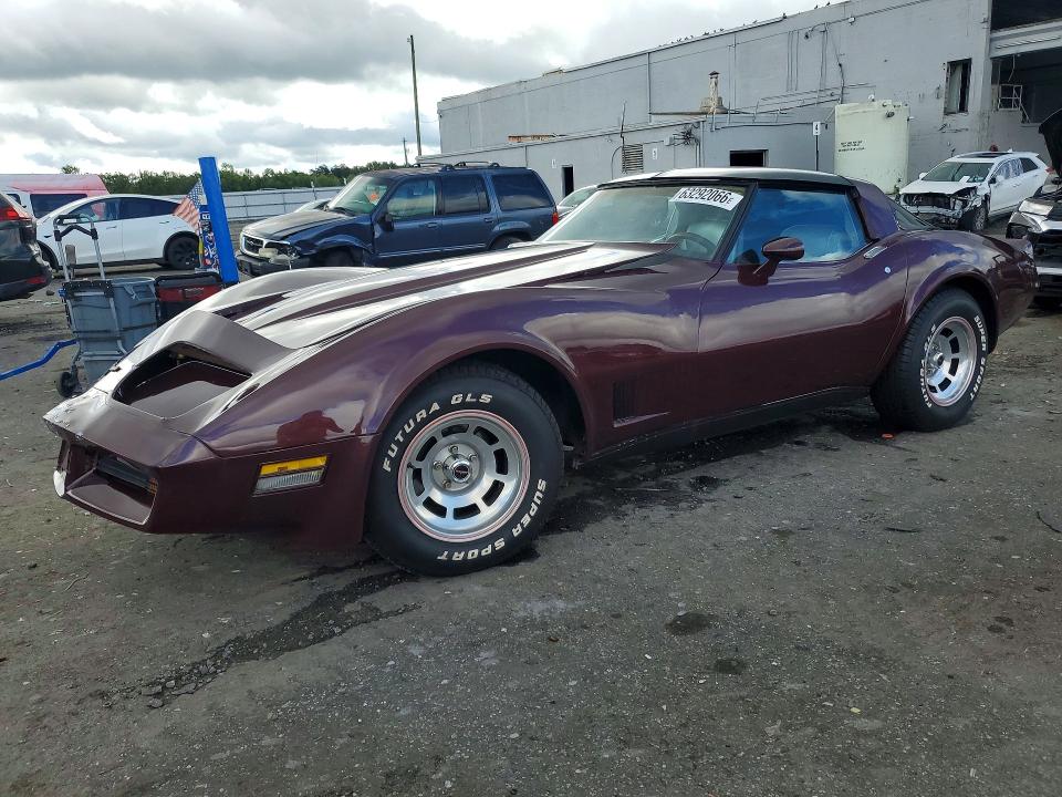CHEVROLET CORVETTE 1981 with VIN 1G1AY876XBS415686 - Photo from auction