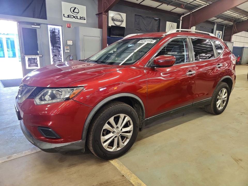 NISSAN ROGUE 2016 with VIN KNMAT2MV8GP727269 - Photo from auction