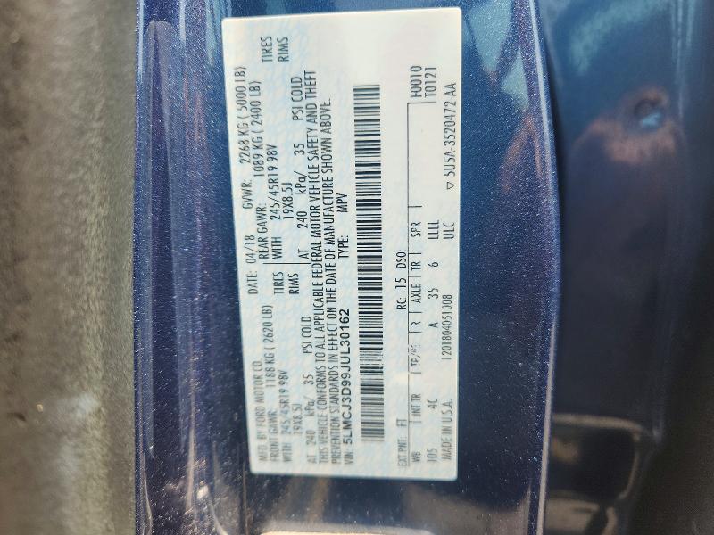 Photo 14 from auction – 2018 LINCOLN MKC with VIN 5LMCJ3D99JUL30162