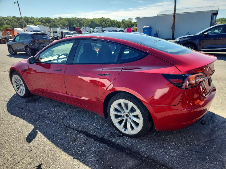 Photo 2 from auction – 2022 TESLA MODEL 3 with VIN 5YJ3E1EA4NF185359