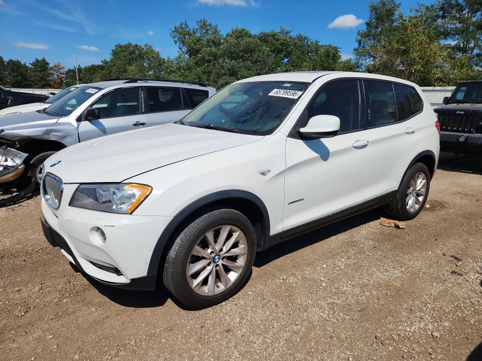 BMW X3 2013 with VIN 5UXWX9C57D0D05603 - Photo from auction