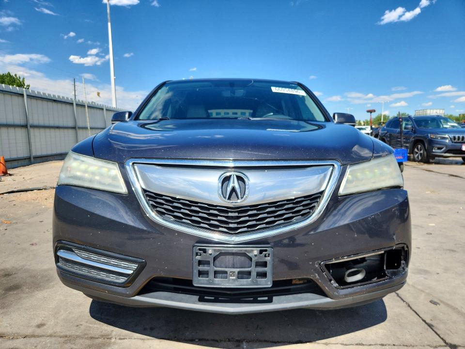 Photo 5 from auction – 2016 ACURA MDX with VIN 5FRYD4H27GB007073