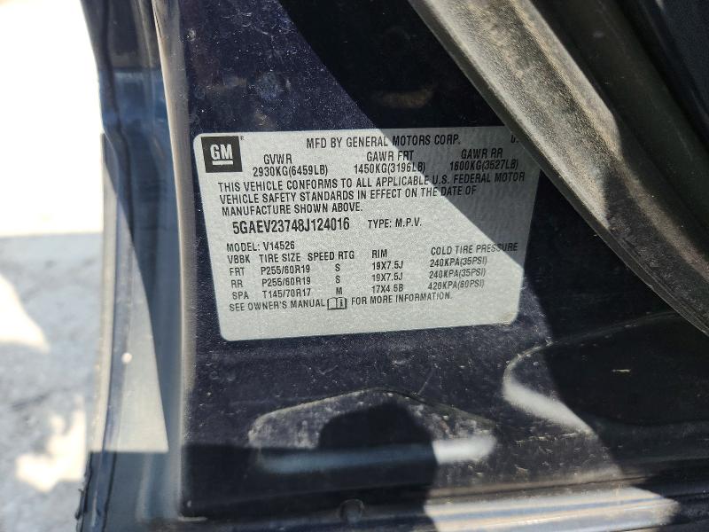 Photo 14 from auction – 2008 BUICK ENCLAVE with VIN 5GAEV23748J124016