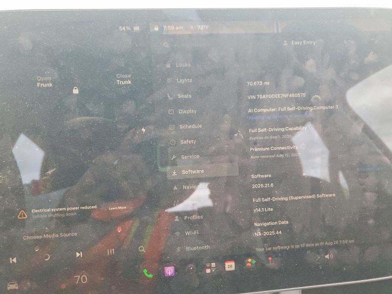 Foto 9 de la subasta – 2022 TESLA MODEL Y con VIN 7SAYGDEE7NF480575