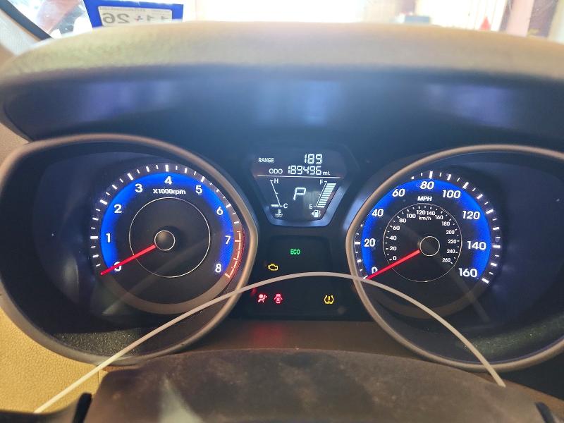 Photo 9 from auction – 2012 HYUNDAI ELANTRA with VIN KMHDH4AE4CU420879