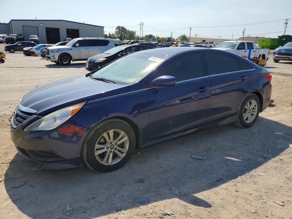 HYUNDAI SONATA 2014 with VIN 5NPEB4AC1EH853484 - Photo from auction