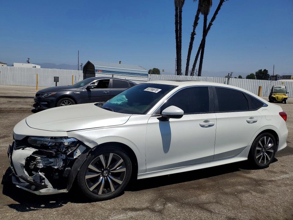 HONDA CIVIC 2022 with VIN JHMFE1F71NX002522 - Photo from auction