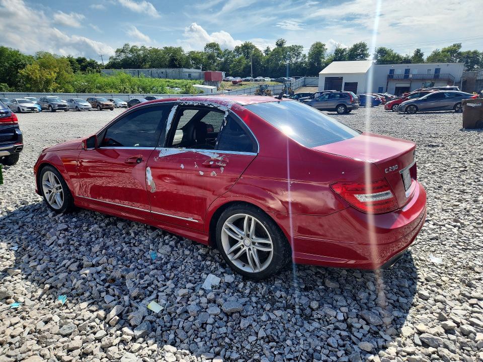 Photo 2 from auction – 2013 MERCEDES-BENZ C with VIN WDDGF4HB5DA790850