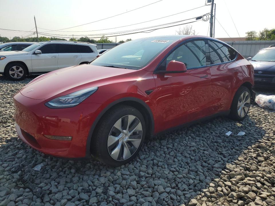 TESLA MODEL Y 2022 with VIN 7SAYGDEE0NF423344 - Photo from auction