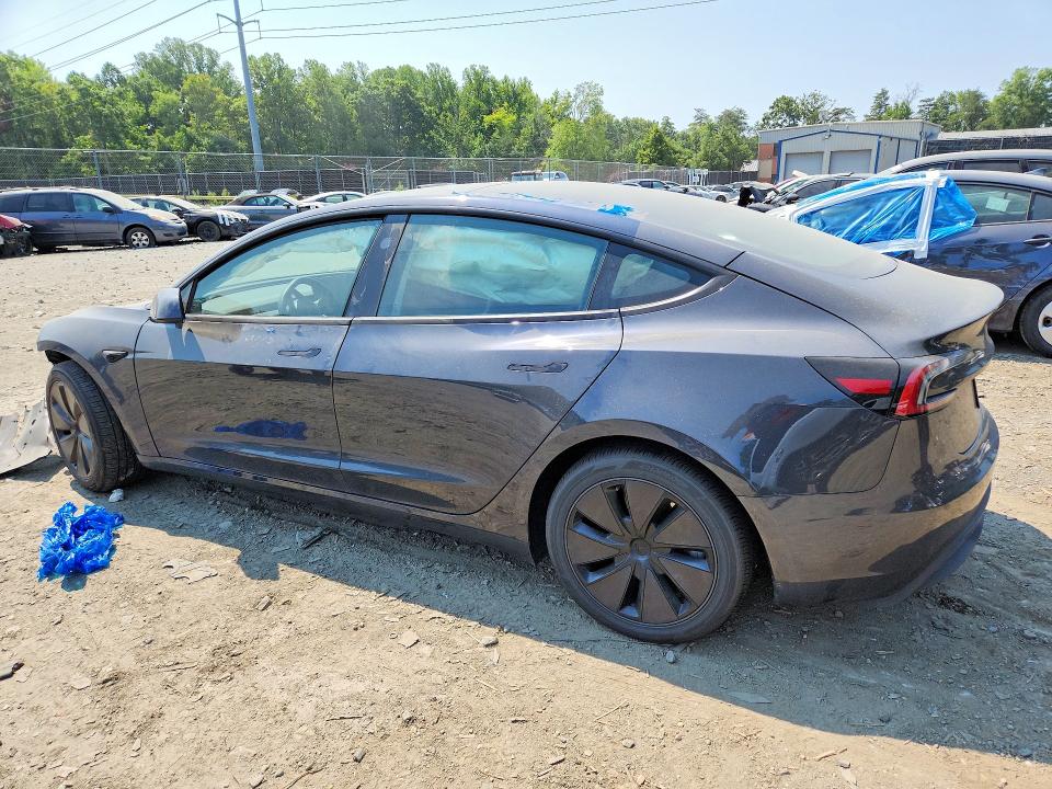 Photo 2 from auction – 2024 TESLA MODEL 3 with VIN 5YJ3E1EAXRF729367