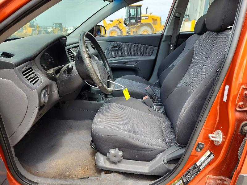 Photo 7 from auction – 2009 KIA RIO with VIN KNADE223496534261