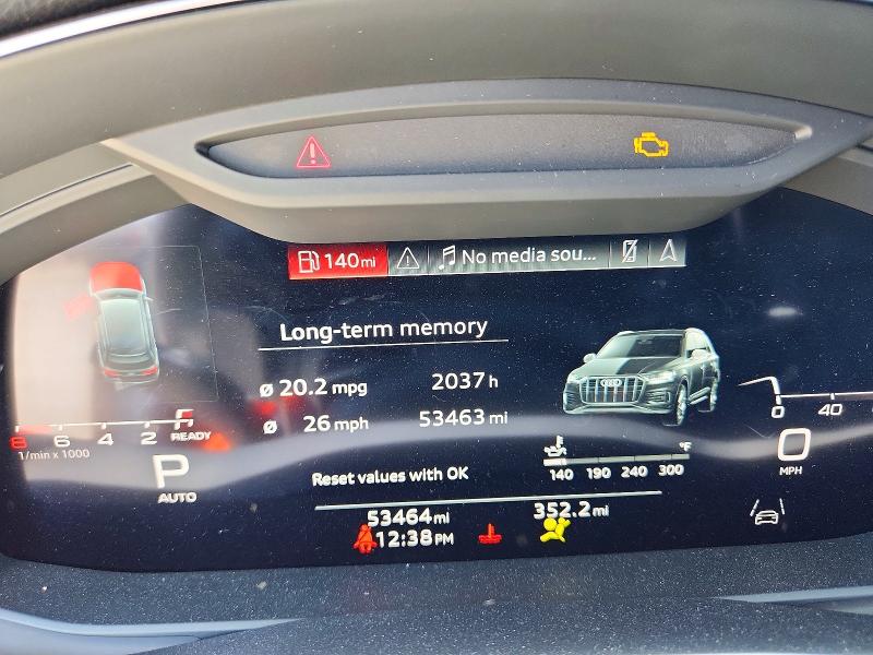 Photo 9 from auction – 2023 AUDI Q7 with VIN WA1LXBF74PD024663