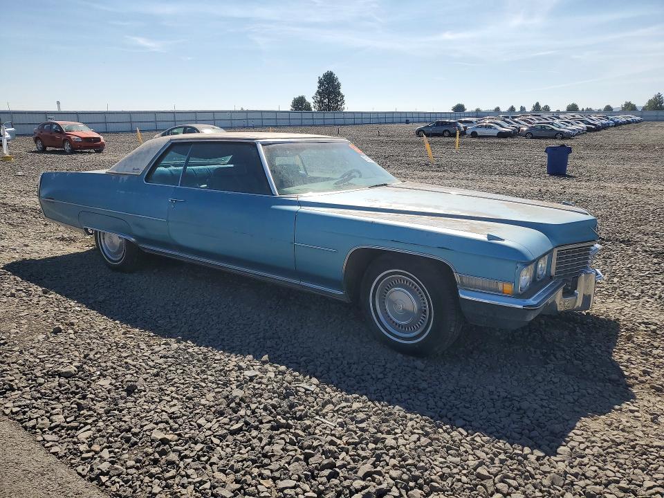 Photo 4 from auction – 1972 CADILLAC DEVILLE with VIN 6D47R2Q180034