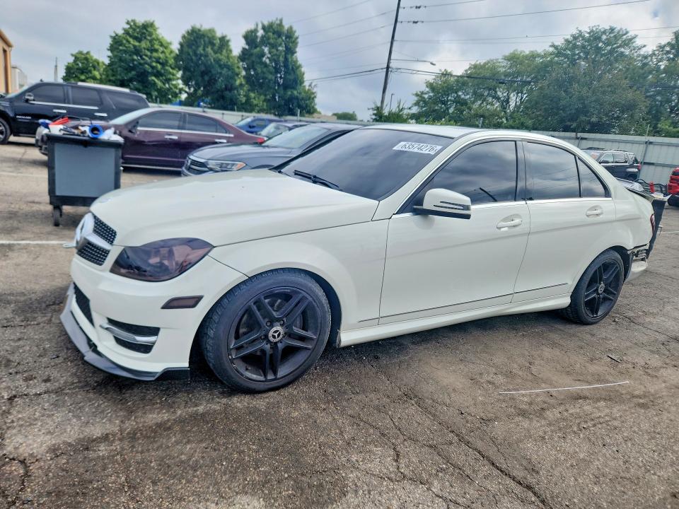 MERCEDES-BENZ C 2012 with VIN WDDGF8BB2CR191128 - Photo from auction