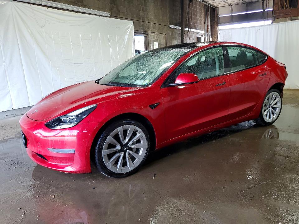 TESLA MODEL 3 2022 with VIN 5YJ3E1EA2NF190771 - Photo from auction