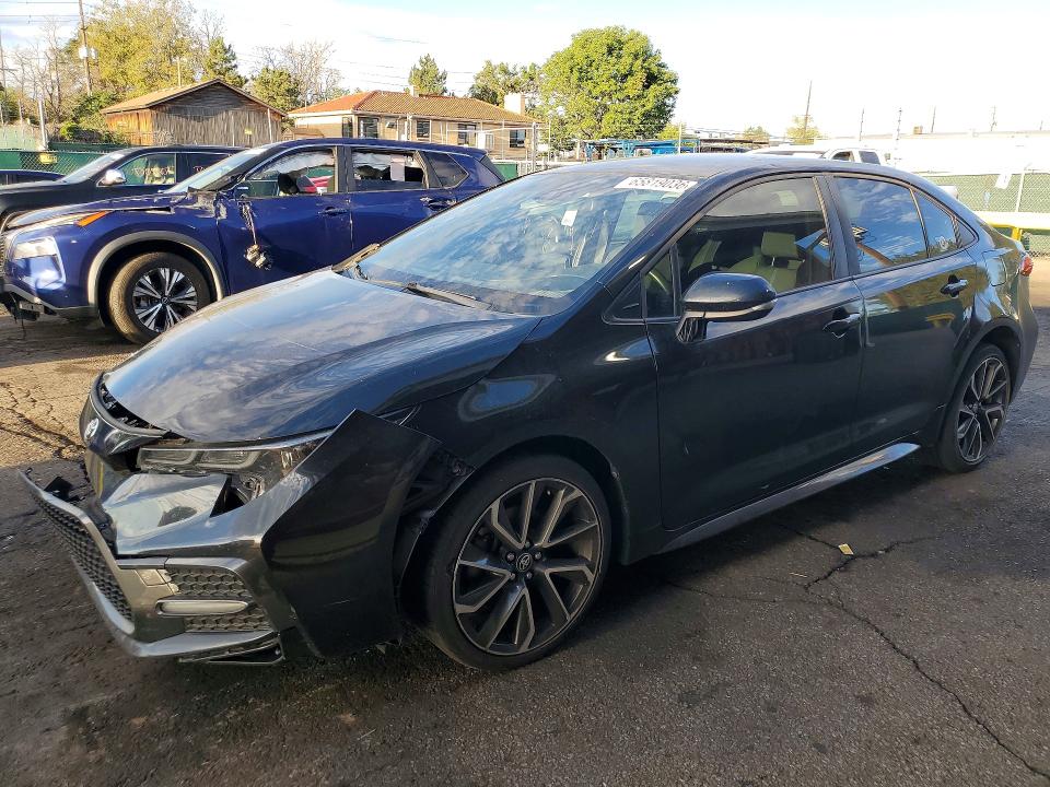 TOYOTA COROLLA 2022 with VIN JTDS4MCE2NJ095335 - Photo from auction