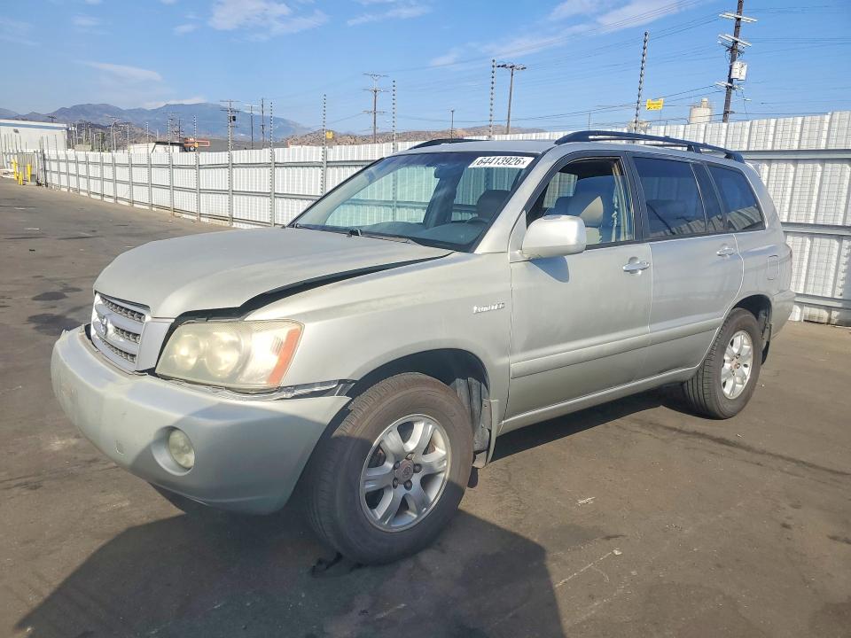 TOYOTA HIGHLANDER 2001 with VIN JTEGF21A910020440 - Photo from auction