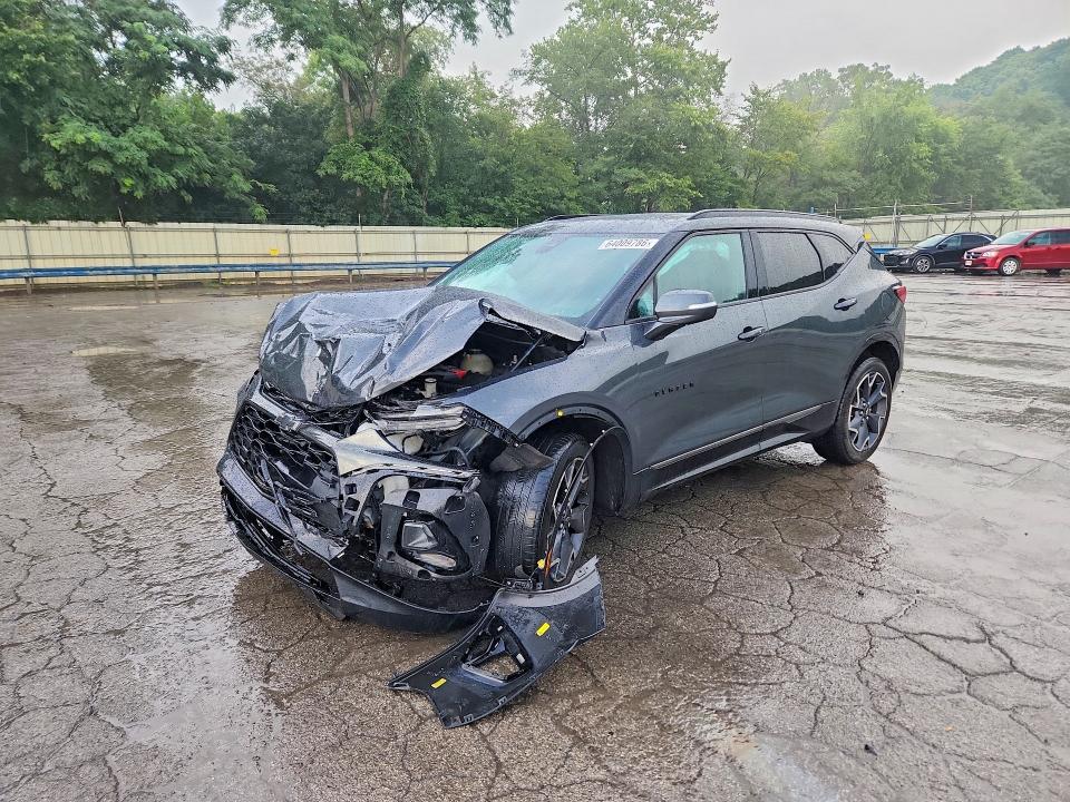 CHEVROLET BLAZER 2019 with VIN 3GNKBJRS2KS616380 - Photo from auction