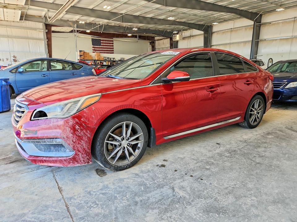 HYUNDAI SONATA 2017 with VIN 5NPE34AB1HH554330 - Photo from auction