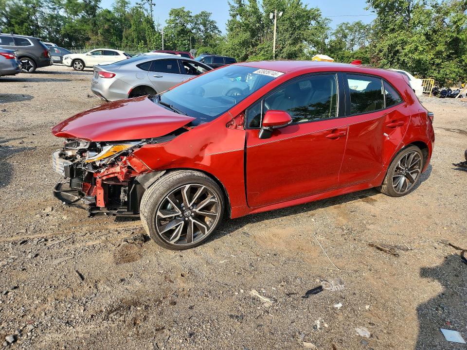 TOYOTA COROLLA 2020 with VIN JTNC4RBE3L3097563 - Photo from auction