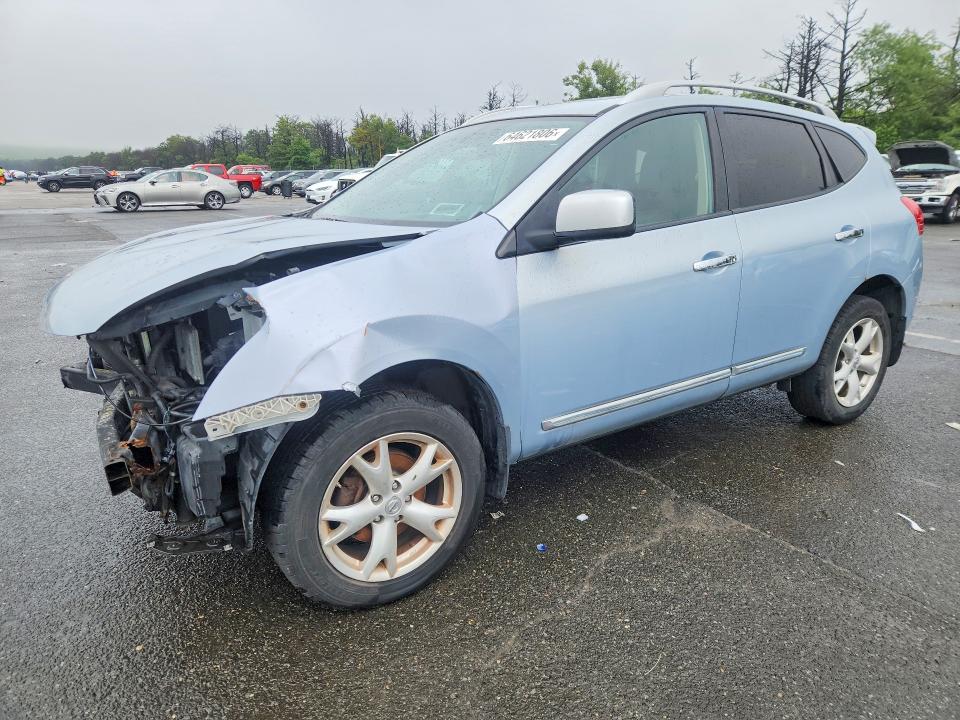 NISSAN ROGUE 2011 with VIN JN8AS5MV7BW288475 - Photo from auction
