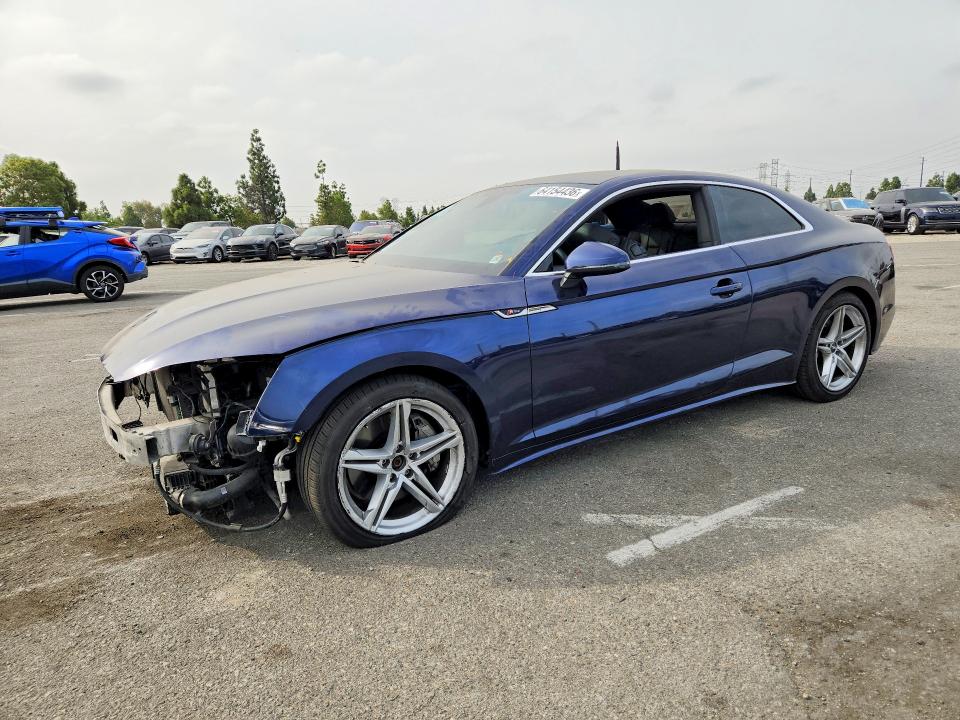 AUDI A5 2020 with VIN WAUSNAF52LA003593 - Photo from auction