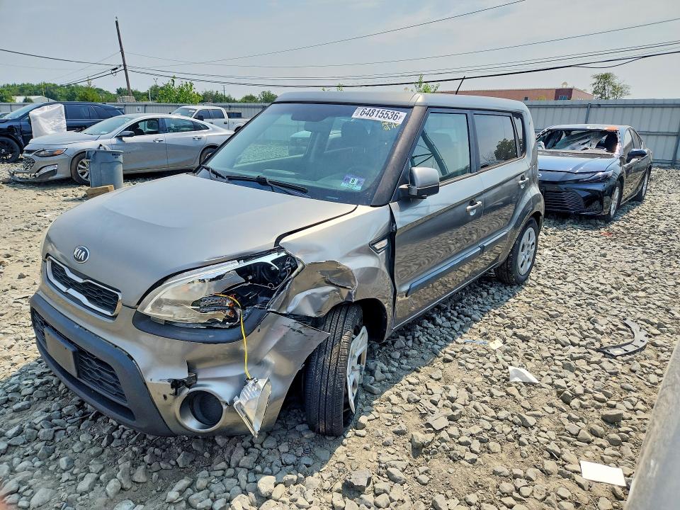 KIA SOUL 2013 with VIN KNDJT2A56D7615022 - Photo from auction