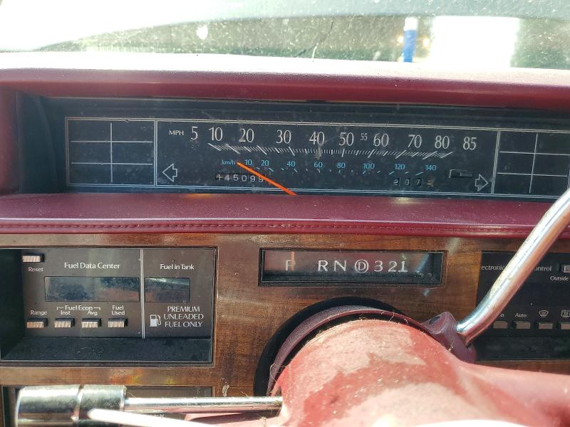 Photo 9 from auction – 1993 CADILLAC DEVILLE with VIN 1G6CD53B7P4329960